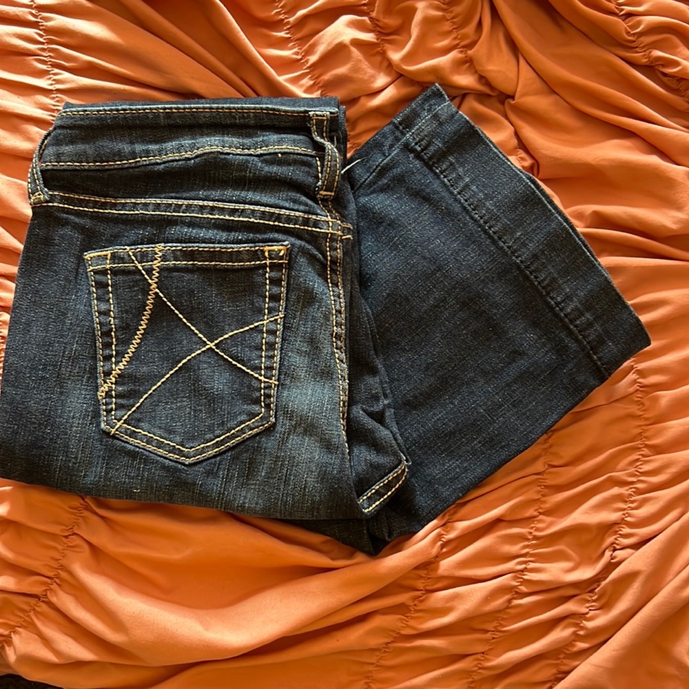 Ariat slim trousers dark wash size 39 long